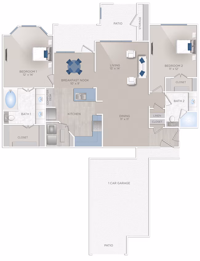 Unit 04204 04204 floor plan